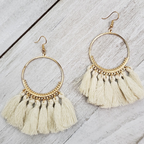 REVITALIZED Jewelry - Fringe Tassel Earrings